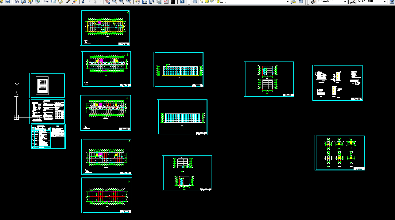 J686-济南市某物流配送中心办公楼设计-4层，4000平米