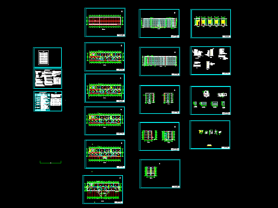 J687-济南市某物流配送中心五层办公楼设计-4500平米