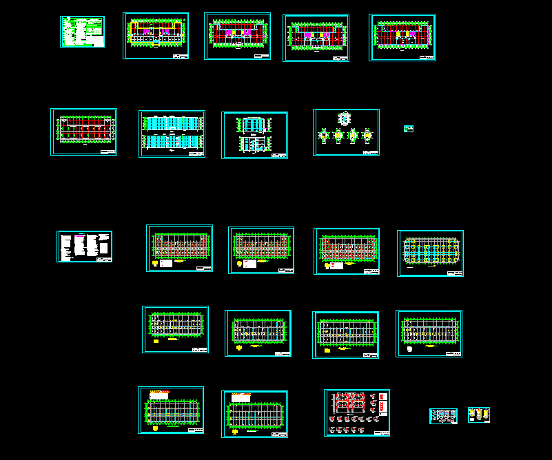 J689-长春光大办公楼土建设计-4层，5342平米