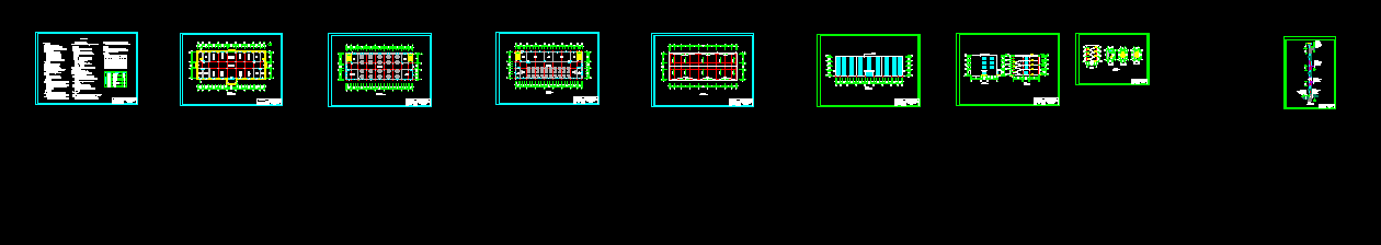 J693-长春汽车联营公司办公楼土建设计-4层4896平米