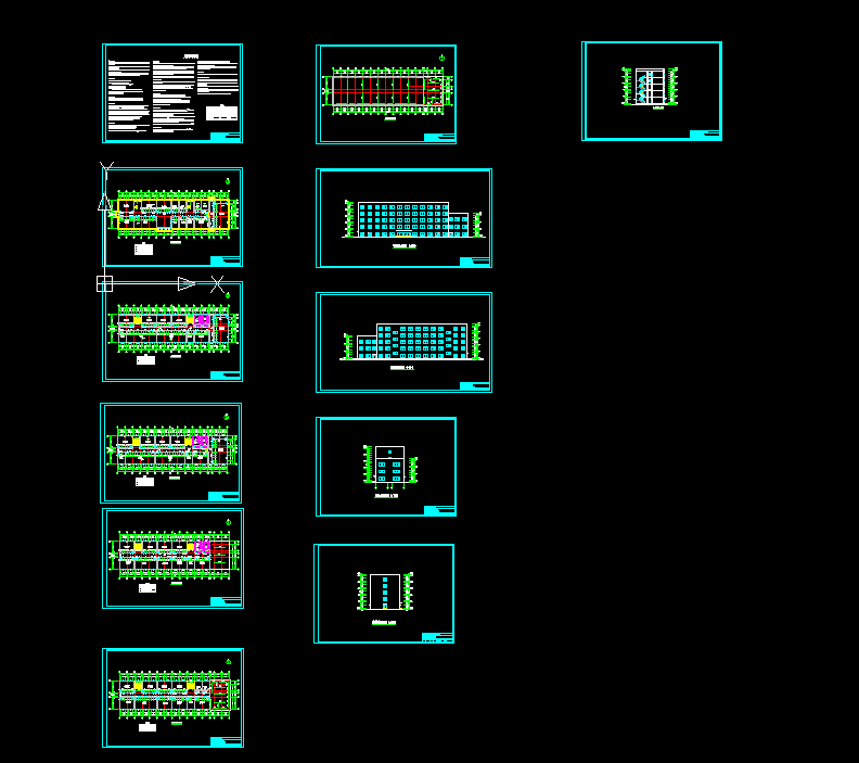 J697-某高校教学楼设计-5层，5125平米
