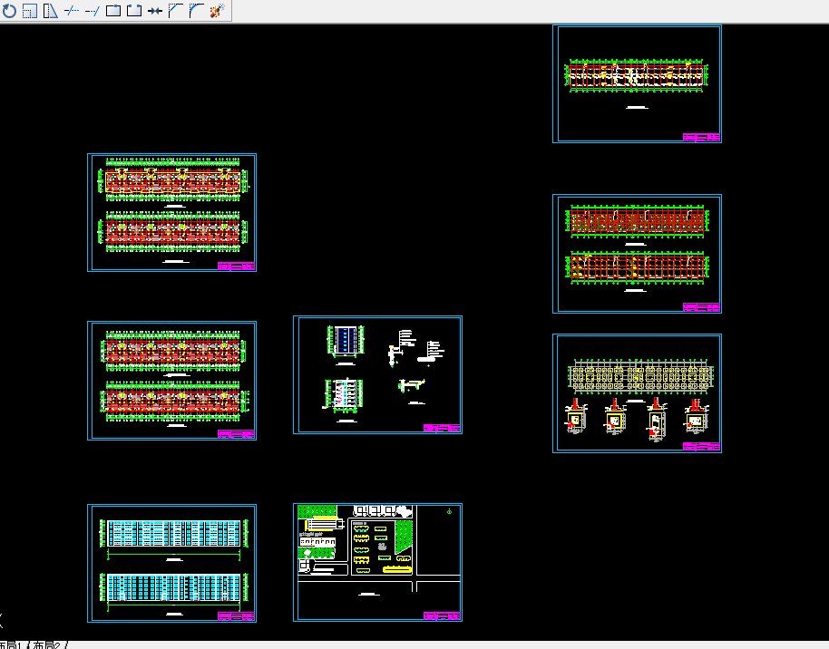 J924-都市御景小区住宅楼设计-6层7900平米