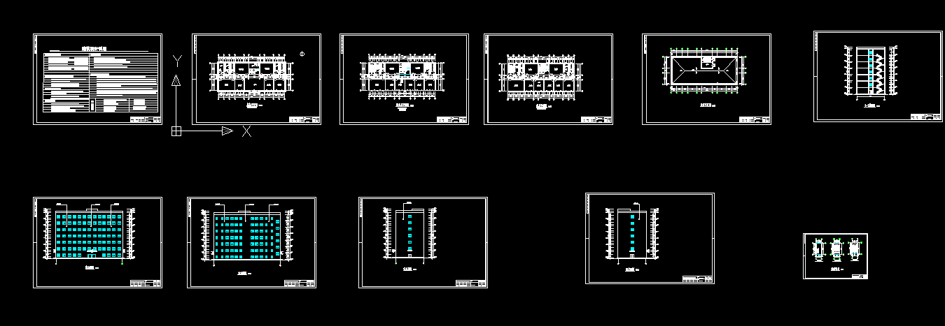 J928-南通大学电子楼设计-7层5500平米-办公教学