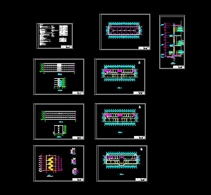 J930-唐山学院办公楼设计【带施工组织】4层，2661平米