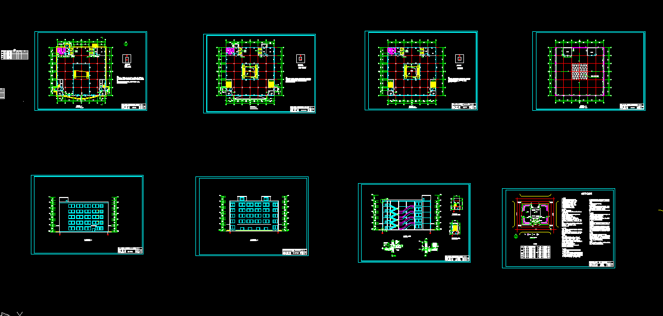 J931-潍坊电子信息大楼建筑结构设计-5层，6448平米