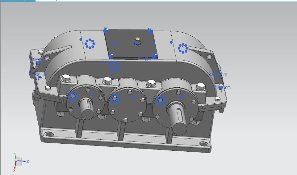 J949-电动绞车的传动装置减速器【含UG三维】F=5500,V=0.56,D=400