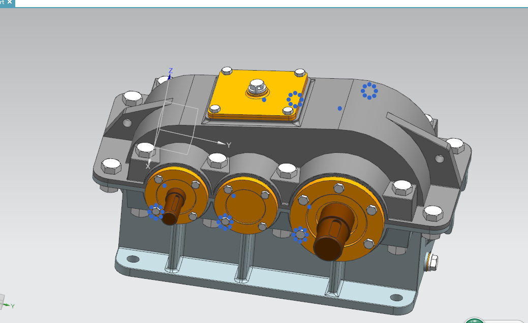 J952-电动铰车传动装置【含UG三维】-二级圆柱齿轮减速器F=5200V=0.52,D=400