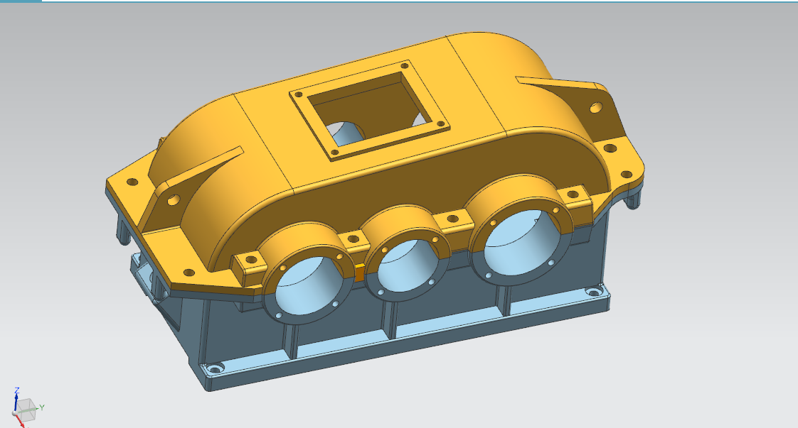 J953-二级斜齿轮减速器【含UG三维】F=6KN，V=0.48,D=400
