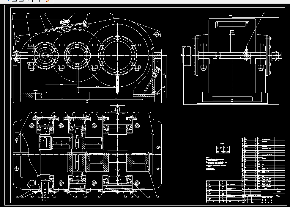 J956-二级展开式斜齿圆柱减速器F=3400V=0.75D=300