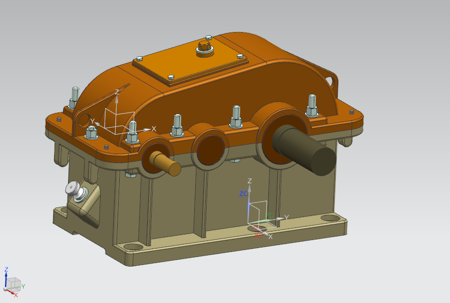 J960-电动绞车传动装置二级展开式圆柱齿轮减速器【含UG三维】F=5500V=0.56D=400