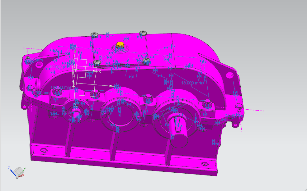 J961-电动绞车传动装置设计【含UG三维】F=6000V=0.48D=400二级圆柱齿轮减速器