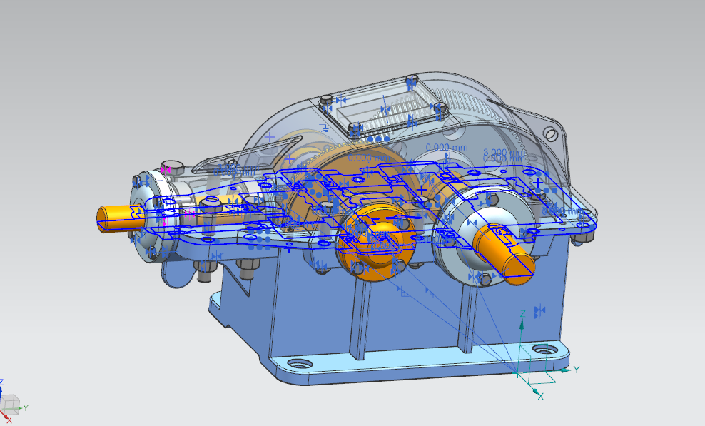 J965-二级圆锥—圆柱齿轮减速器设计【含UG三维】F=1900V=1.9D=300