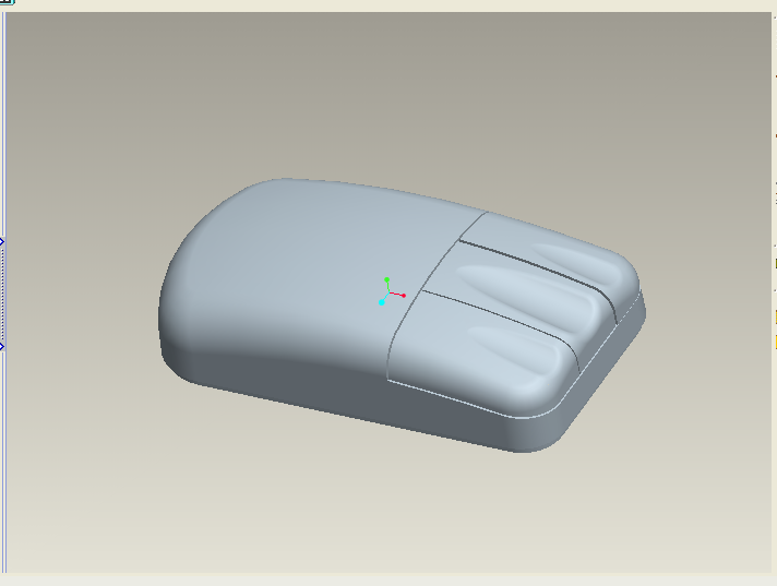 K050-鼠标上盖造型设计[含Proe三维图]