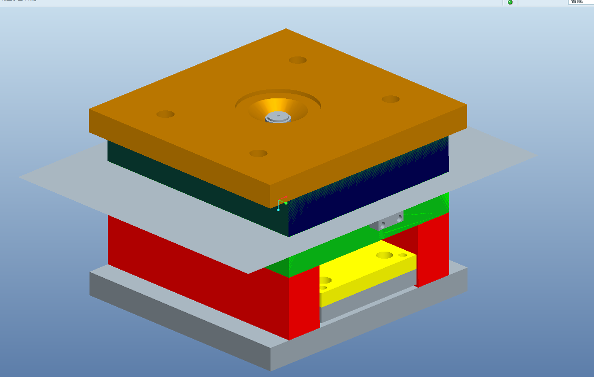 K064-基于PROE的USB转接盒上盖注塑模具设计[含三维图]