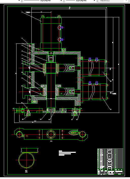 D355-加工中心自动换刀装置的结构及控制设计