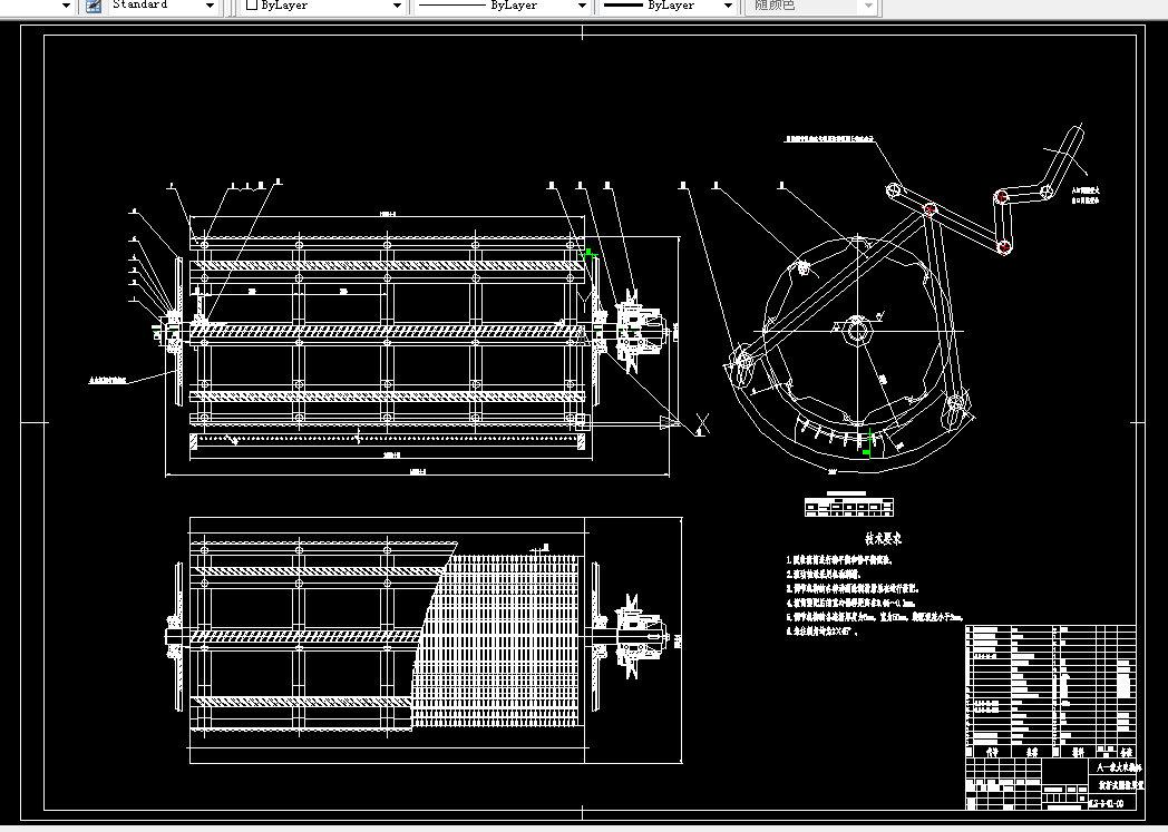 K109农业机械学课程设计-纹杆式脱粒装置设计-喂入量3KG