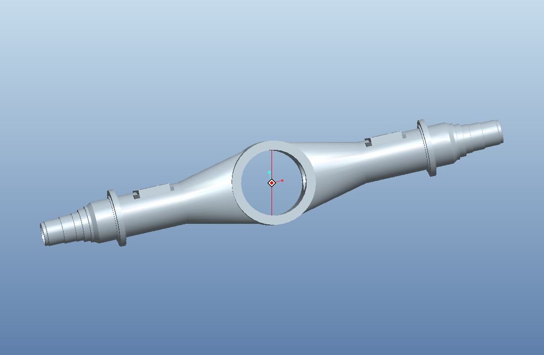 K147-20吨轮式挖掘机后桥桥壳设计与分析[含Proe三维图]