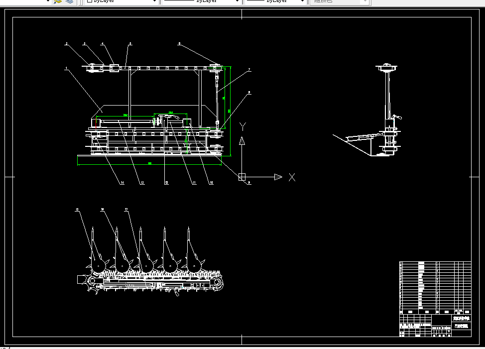 D360-苎麻联合收割机结构设计及强度校核