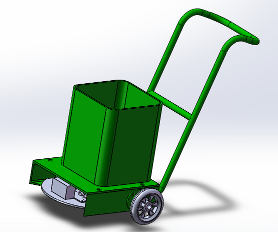 K245-手推式扫地机设计[含SW三维图]