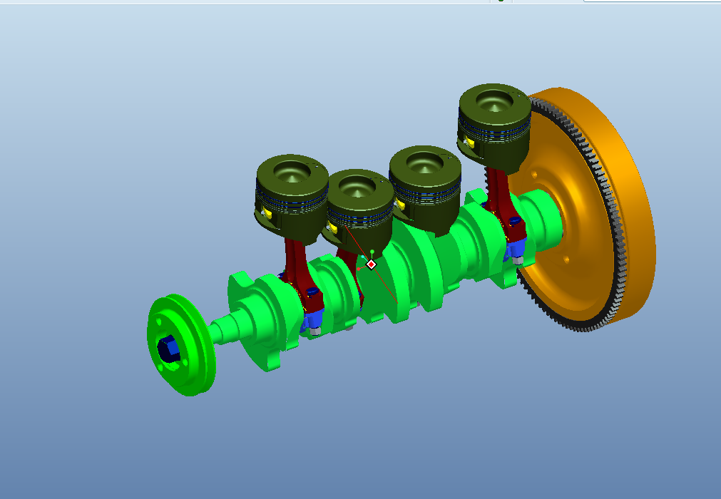 K252-发动机曲轴连杆机构仿真及有限元分析设计-adams[含Proe三维图]