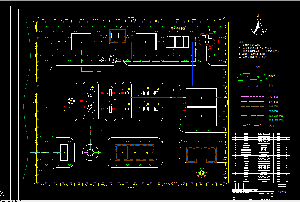 K278-300td垃圾渗滤液处理工艺设计