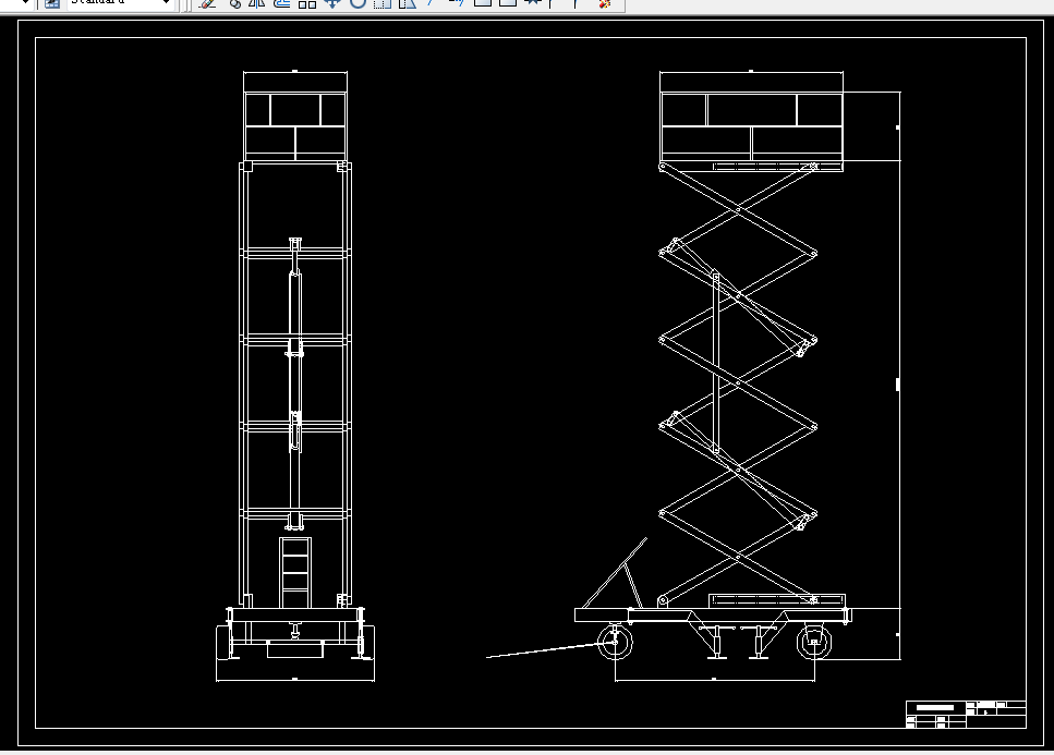 K383-高空作业剪叉式液压升降机设计