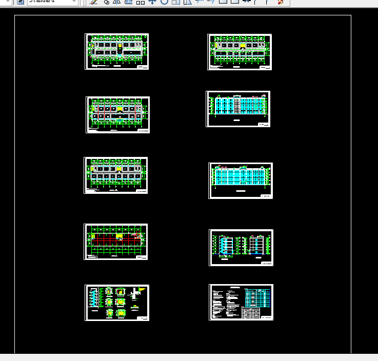 K406-安阳市第一初级中学行政办公楼设计-5层，4500平米