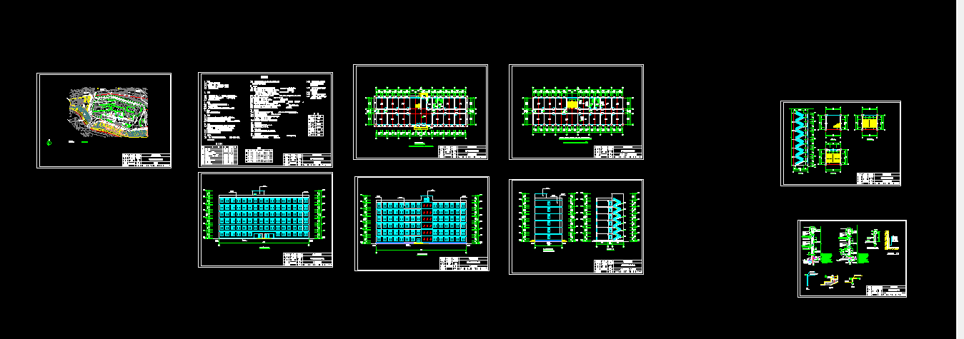 K412-铁岭市前双井镇政府办公楼设计-6层4147平米