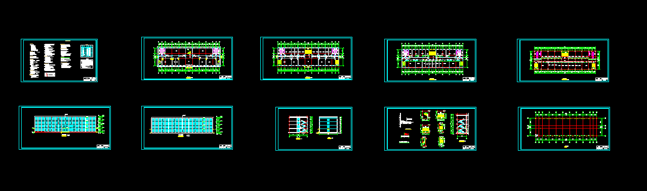 K415-新乡市第二中学办公楼设计-4层4275平米