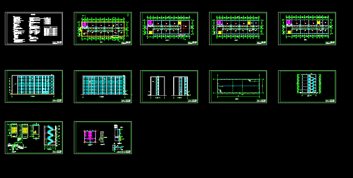 K418-信阳市第一高级中学教学楼设计-6层5837平米
