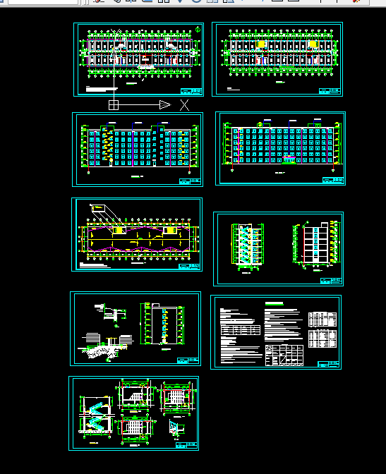 K452-郑州人文学院学生公寓楼设计-6层4666平米