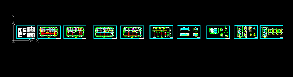 K453-郑州市第十一中学综合教学楼设计-局部6层7379平米