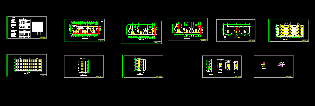 K458-驻马店市领秀城住宅楼设计-7层4000平米，三单元2户型