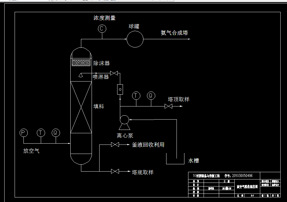 K470化工原理课程设计-非等温吸收填料塔设计