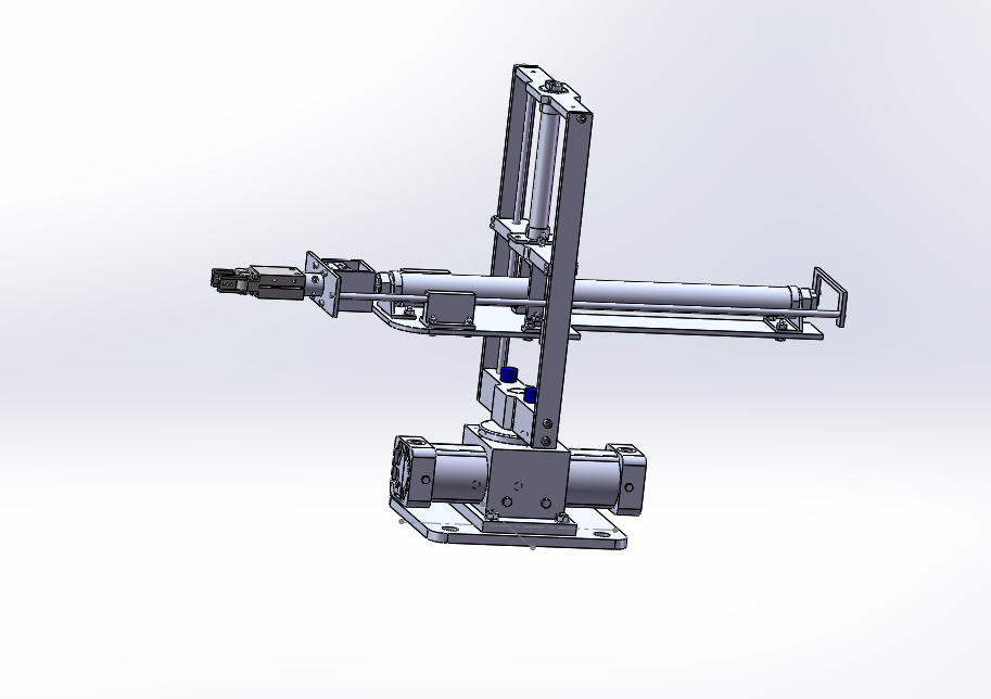 K505-注塑机取件机械手结构设计[含SW三维图]