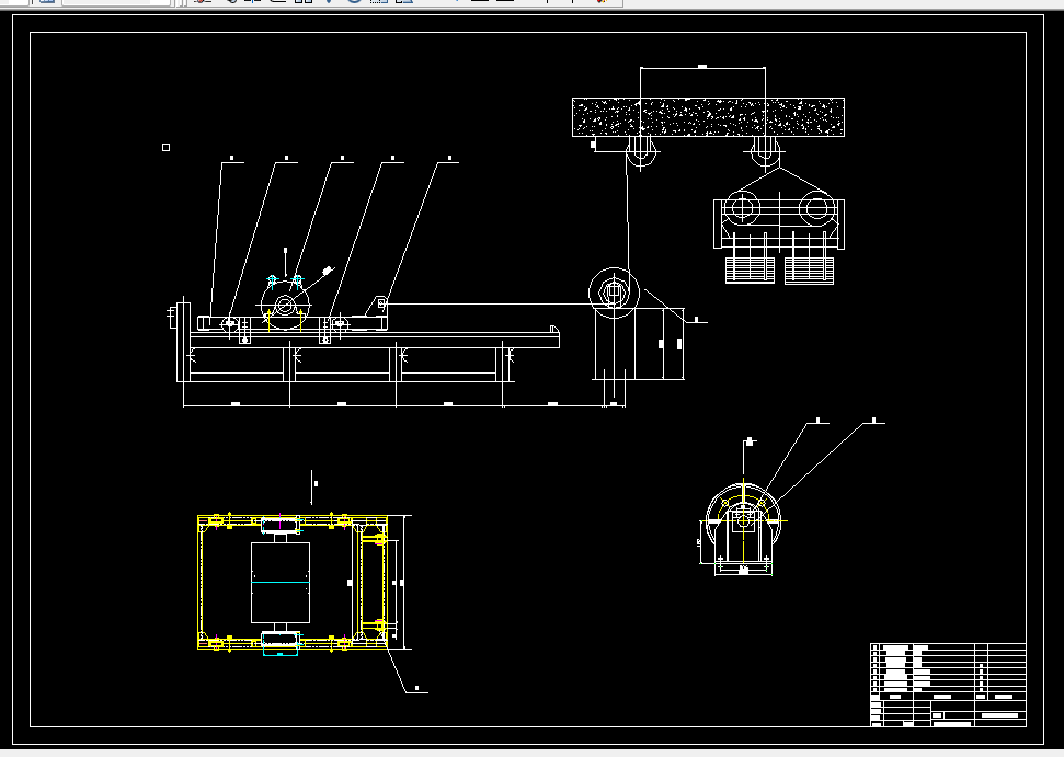 K507-带式输送机重锤车式拉紧系统设计