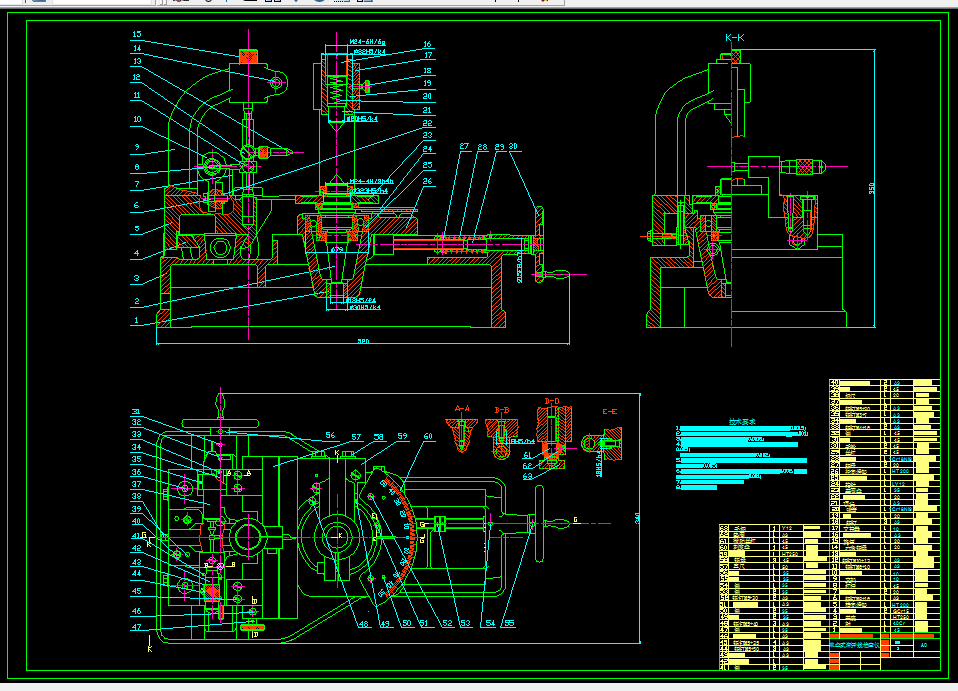K512-单盘式渐开线检查仪进行改装设计