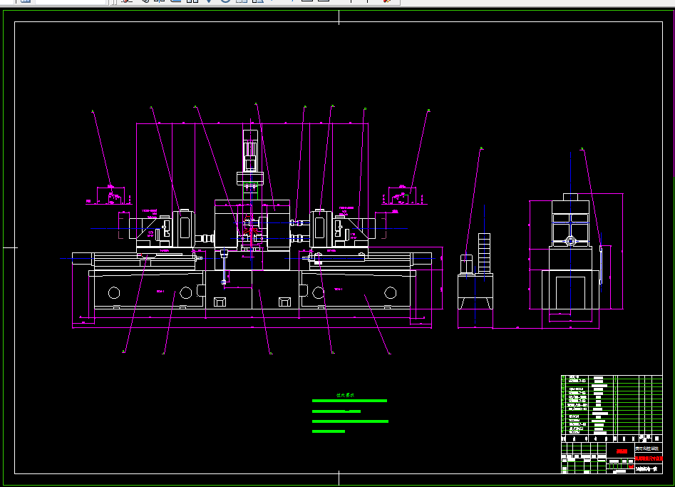 K518-立卧式三面组合钻床主体设计