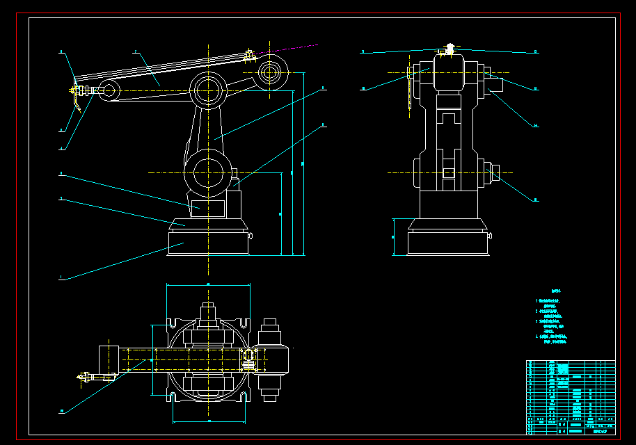 K520-五自由度关节型焊接机械手设计-PLC控制