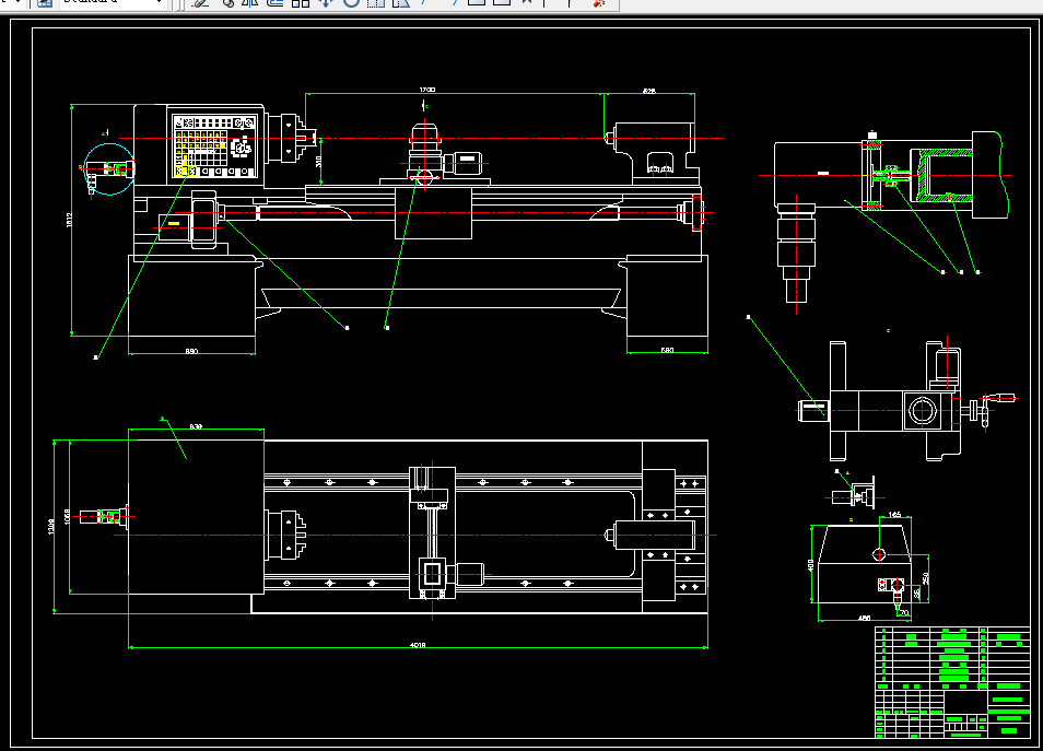 K582-Φ600mm的数控车床总体设计及纵向进给设计