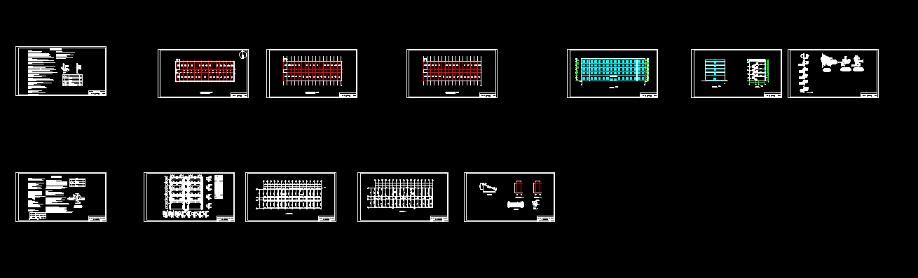 K599-天津某中学五层框架教学楼设计-6500平米