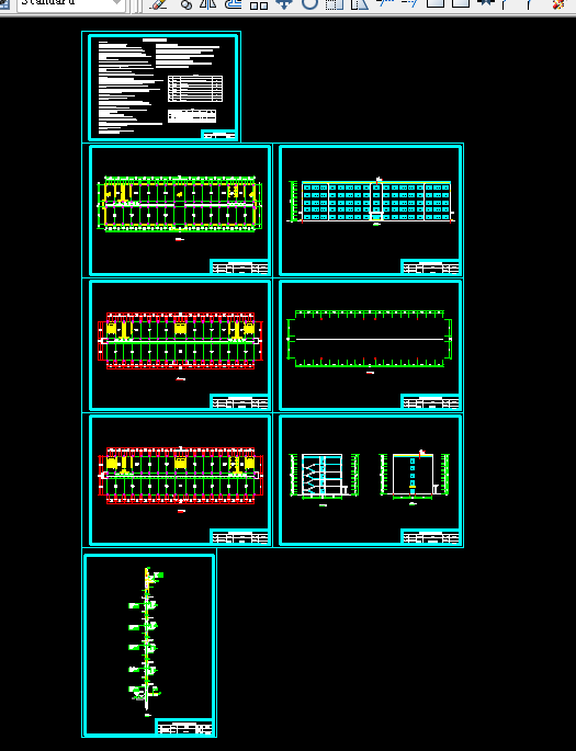 K600-五层框架结构教学楼设计设计-6000平米