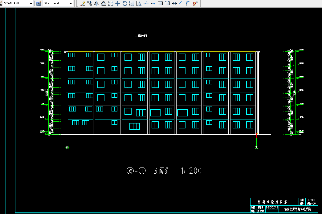 K615-常德市豪庭宾馆设计-带施工组织  6层5000平米