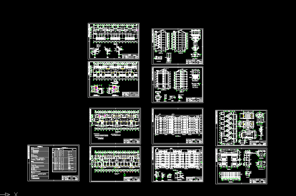 K627-六层砖混结构某单位职工住宅楼设计-3740平米