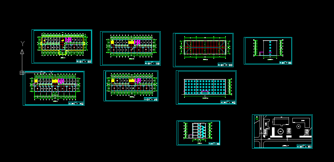 K629-西安市五层框架结构办公楼设计-4000平米