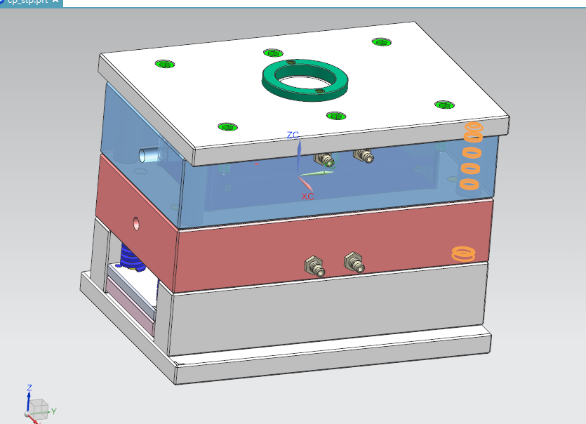 K655-塑料仪表盖注塑模具设计-直径80[含UG三维图]