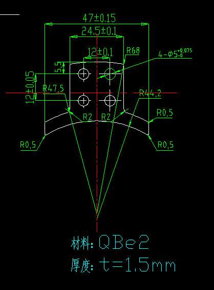 K662-电机主极端板冲压模具设计