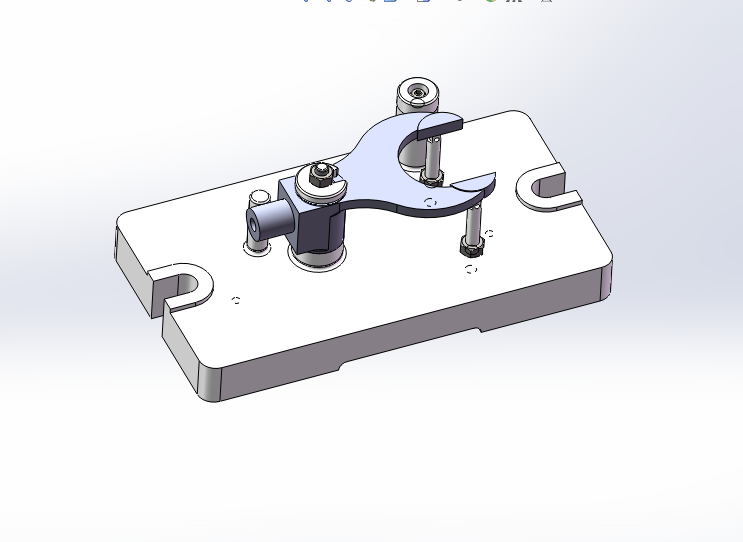 K681-柴油机推手加工工艺及铣8mm面夹具设计[含SW三维图]
