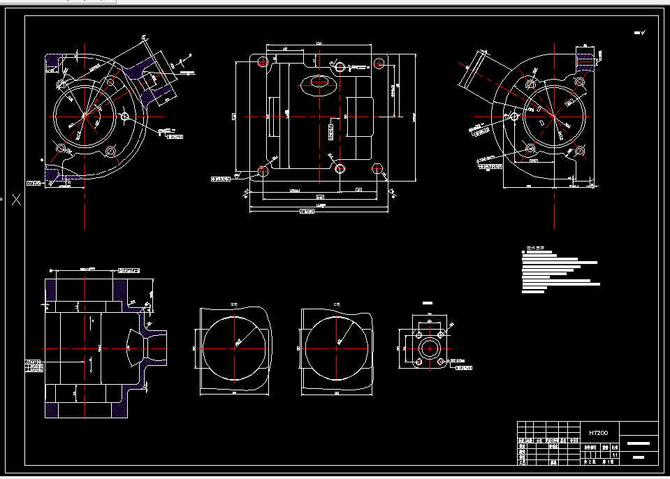 K685-犁刀变速齿轮箱体加工工艺及钻攻4-M6螺纹孔夹具设计