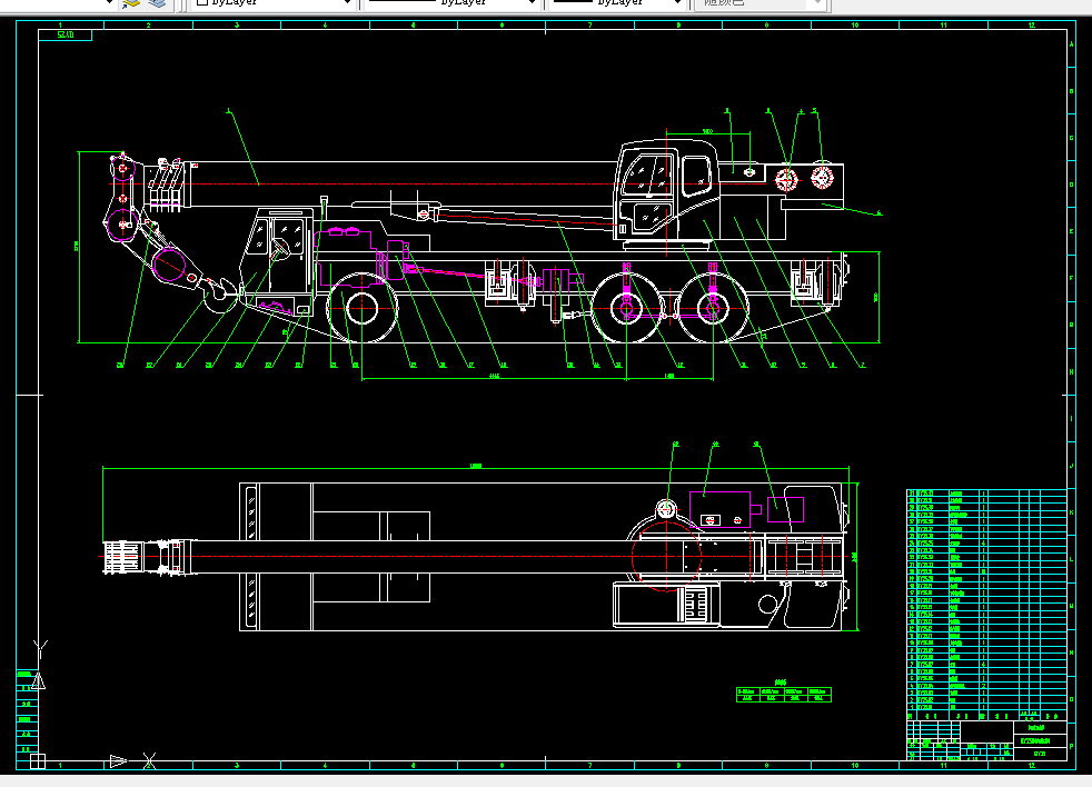 D393-25t汽车式液压起重机设计
